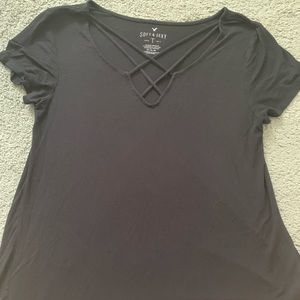 black soft and sexy tee from american eagle